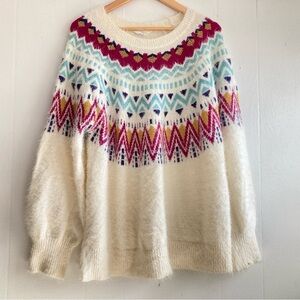 Fuzzy Soft Icelandic Sweater Plus Sz XXL/20